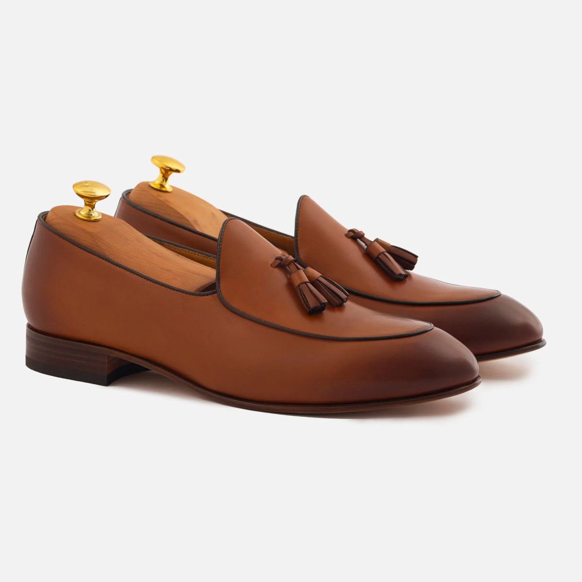 Perry Men's Belgian Loafer in Premium Full-Grain Leather