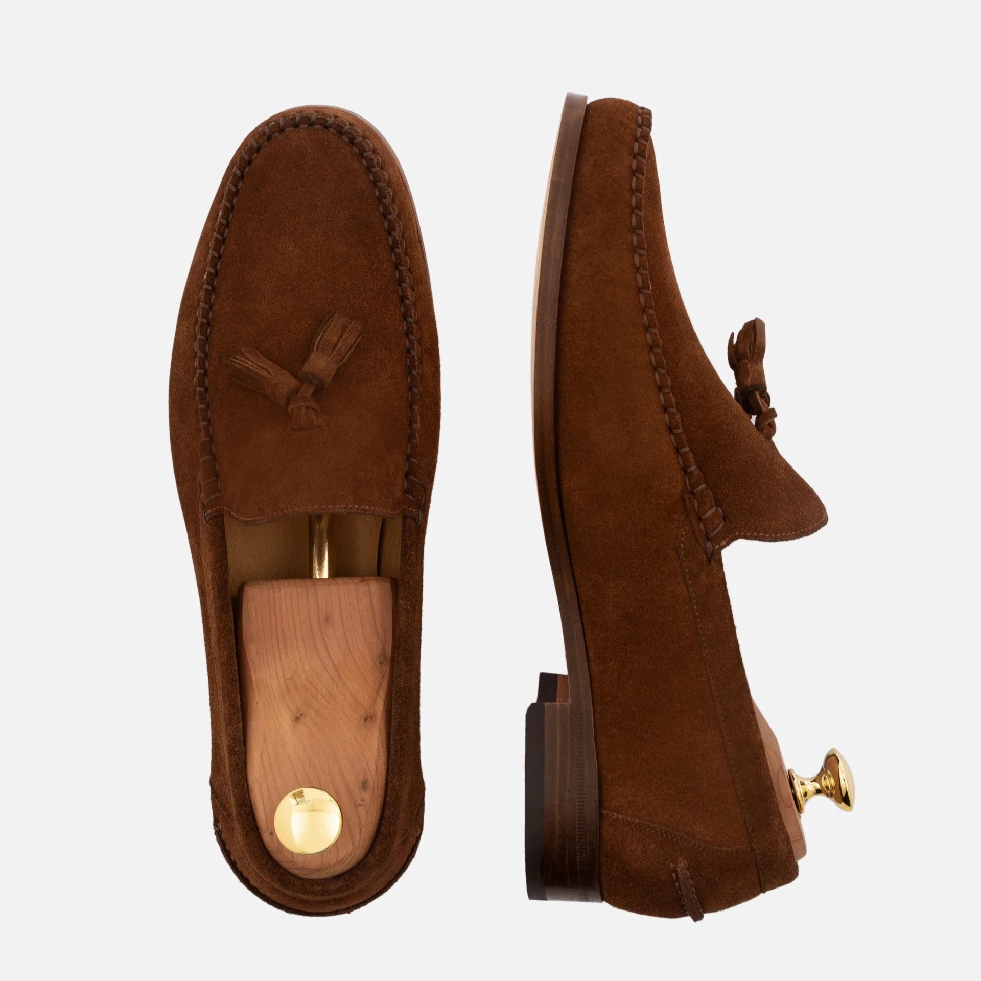 Lewis Men’s Water-Repellent Suede Tassel Loafers