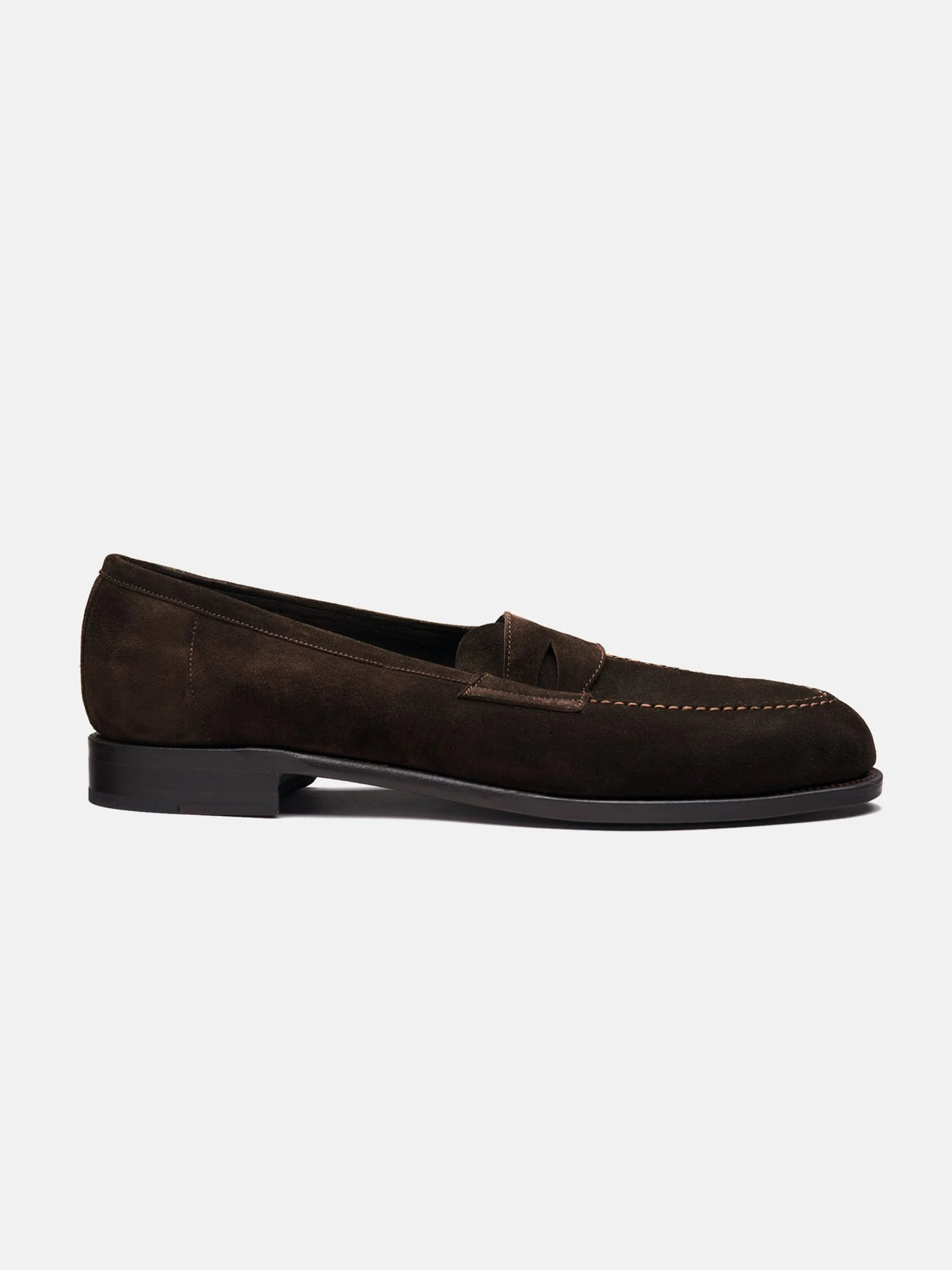The Penny Loafer - Brown Suede - Unlined