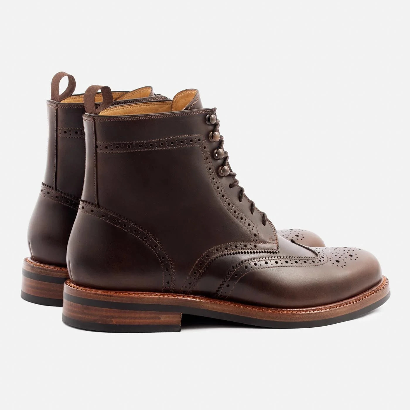 Nolan Men’s Pull-Up Brogue Boots