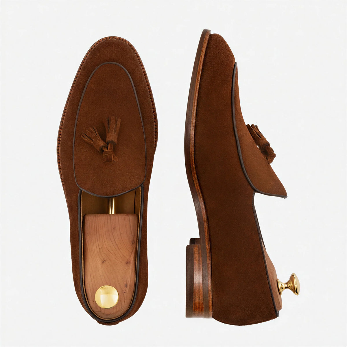 Perry Men’s Belgian Loafers in Water-Repellent Suede